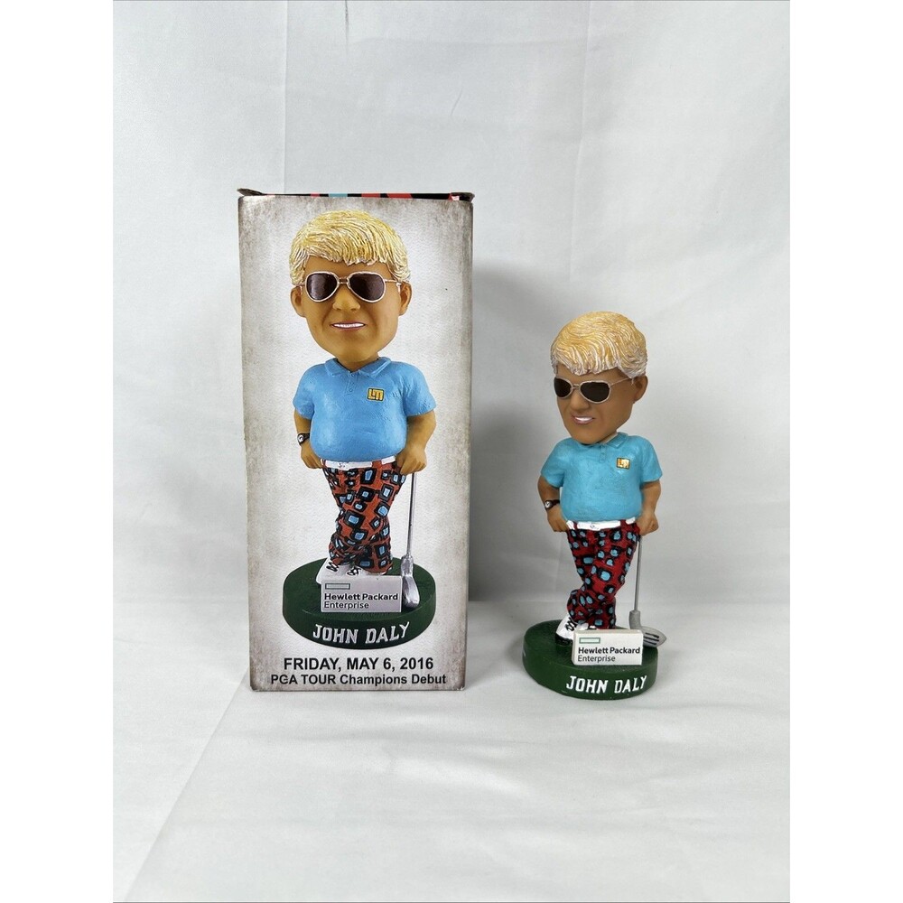 John Daly Bobble Head Champions Tour Debut Insperity PGA Golf AGP 7”